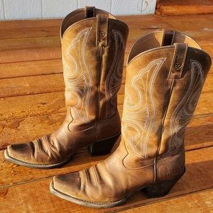 Ariat X toe boots